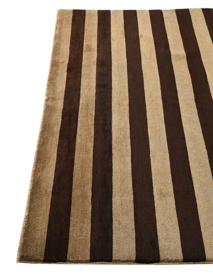 Detail image of  6' x 6' 9  Hand Knotted Modern Ziegler Square Rug