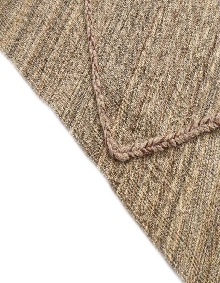 Detail image of  6' 7 x 6' 10  Hand Knotted Moroccan Wool Square Rug