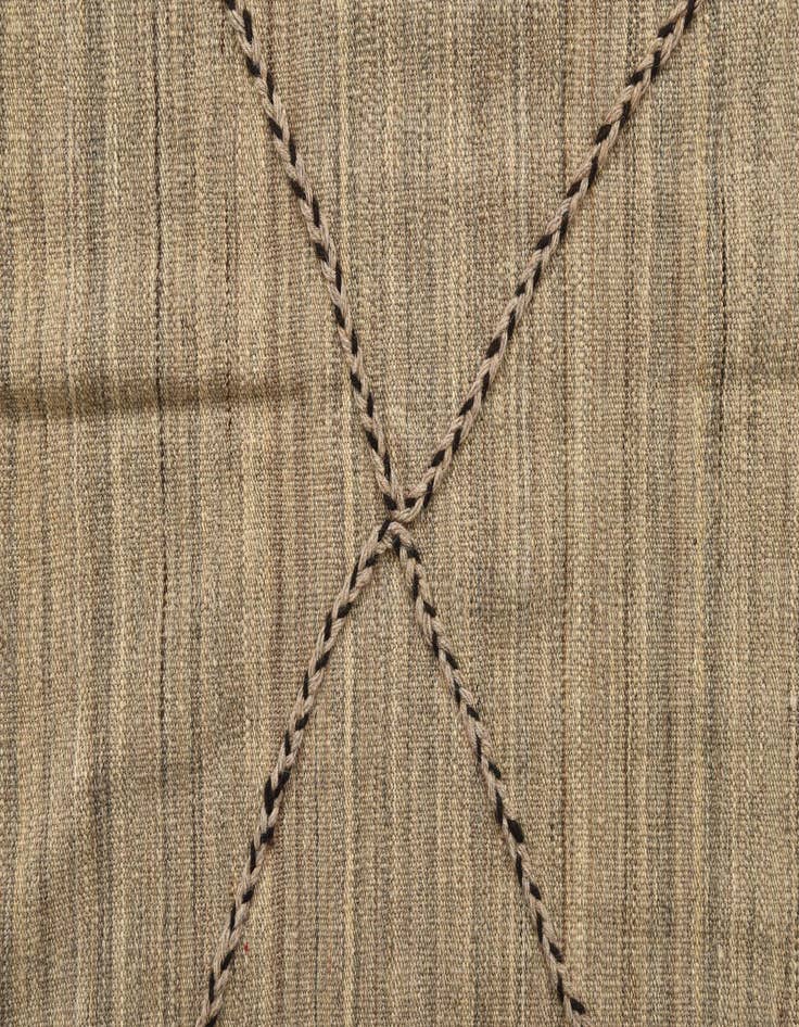 Detail image of  5' 5 x 5' 9  Hand Knotted Moroccan Wool Square Rug