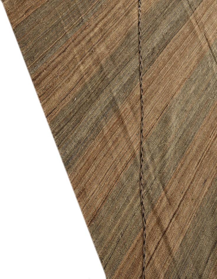 Detail image of  12' 6 x 12' 8  Hand Knotted Moroccan Wool Square Rug