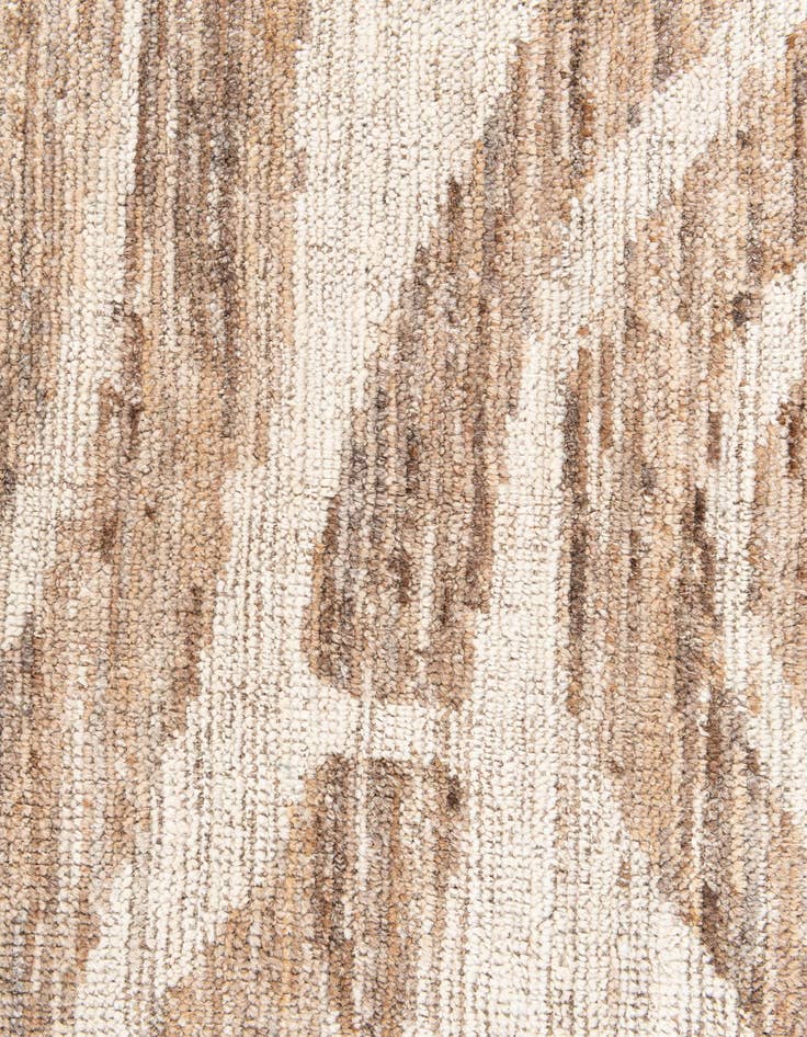 Detail image of  5' 8 x 6' 8  Hand Knotted Moroccan Wool Square Rug
