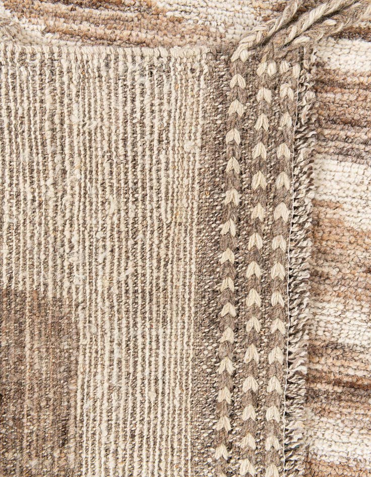 Detail image of  5' 8 x 6' 8  Hand Knotted Moroccan Wool Square Rug