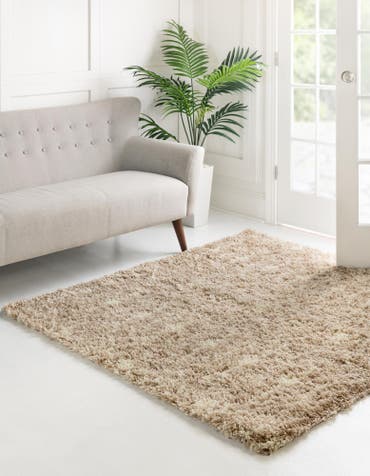  3' x 3' Moroccan Trellis Shag Square Rug