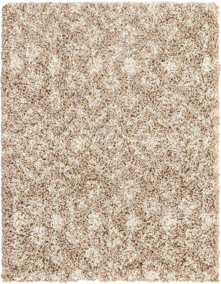 Detail image of 3' x 3' Moroccan Trellis Shag Square Rug