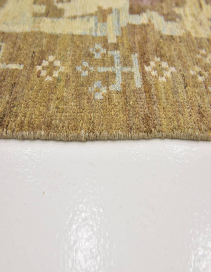 Detail image of  11' x 12'  Hand Knotted Oushak Wool Square Rug