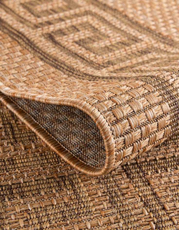 Detail image of  6' x 6'  Washable Border Indoor / Outdoor Square Rug
