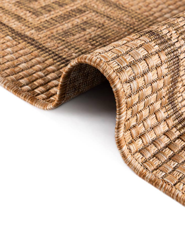 Detail image of  6' x 6'  Washable Border Indoor / Outdoor Square Rug