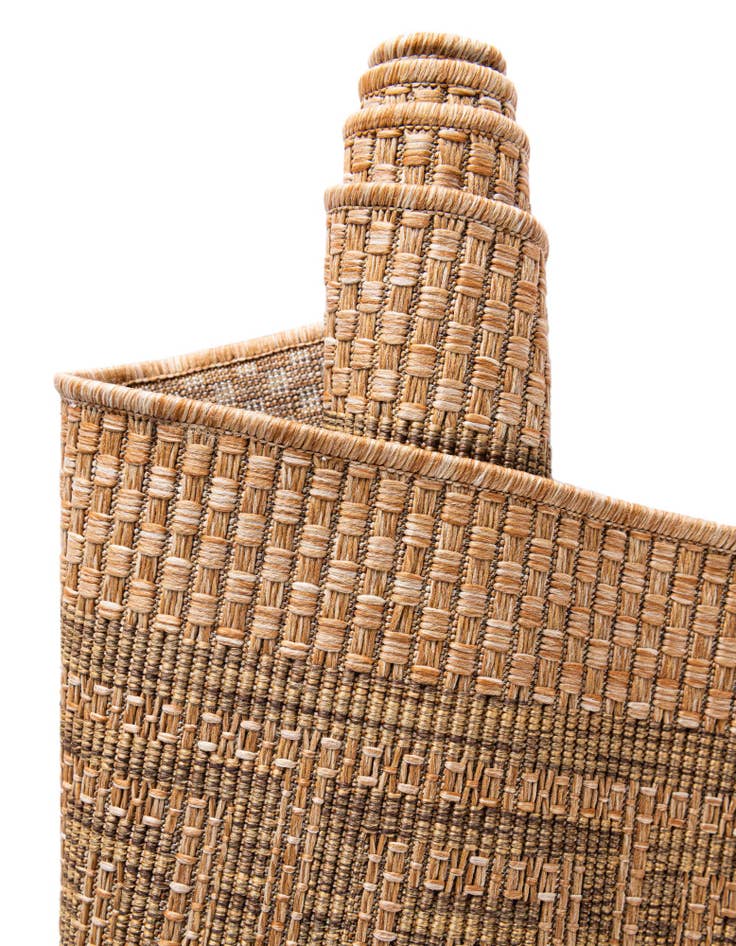 Detail image of  6' x 6'  Washable Border Indoor / Outdoor Square Rug