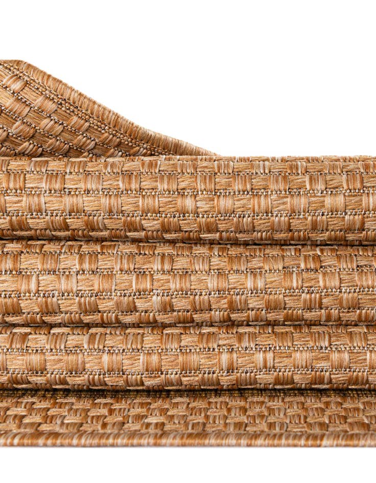 Detail image of  6' x 6'  Washable Border Indoor / Outdoor Square Rug