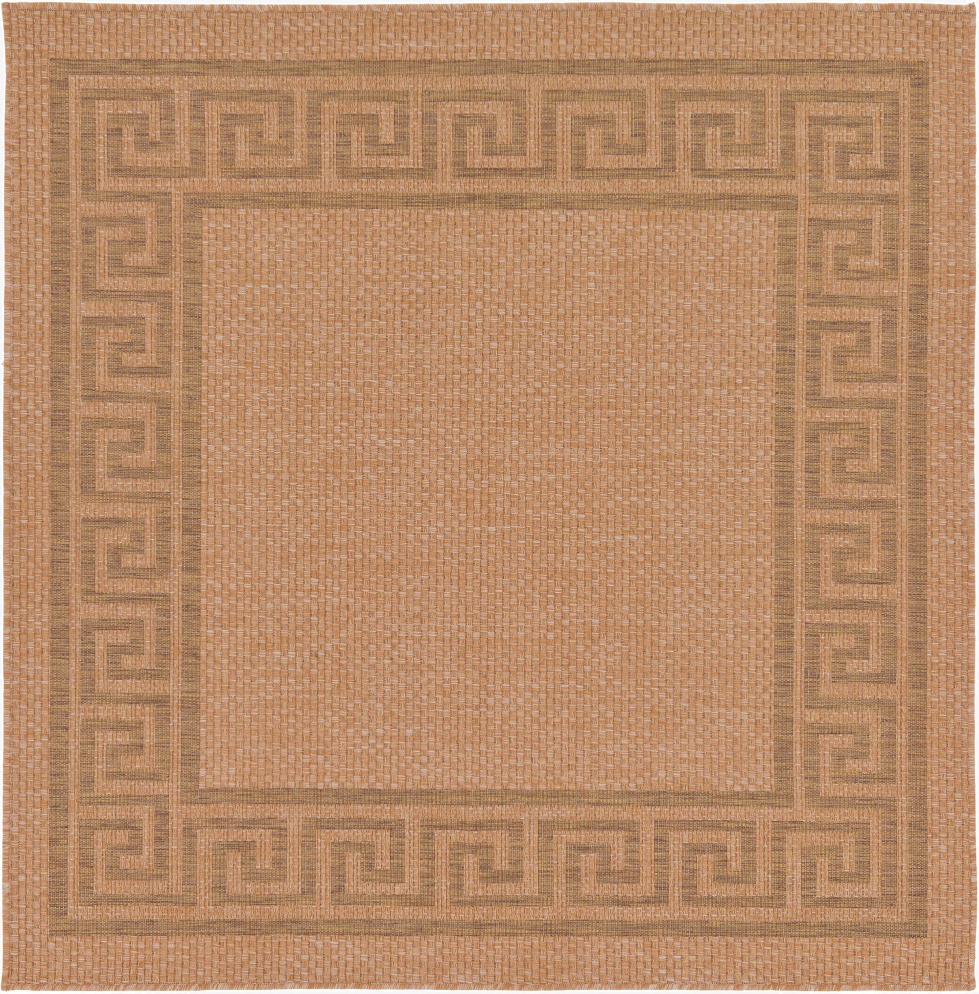  6' x 6'  Washable Border Indoor / Outdoor Square Rug