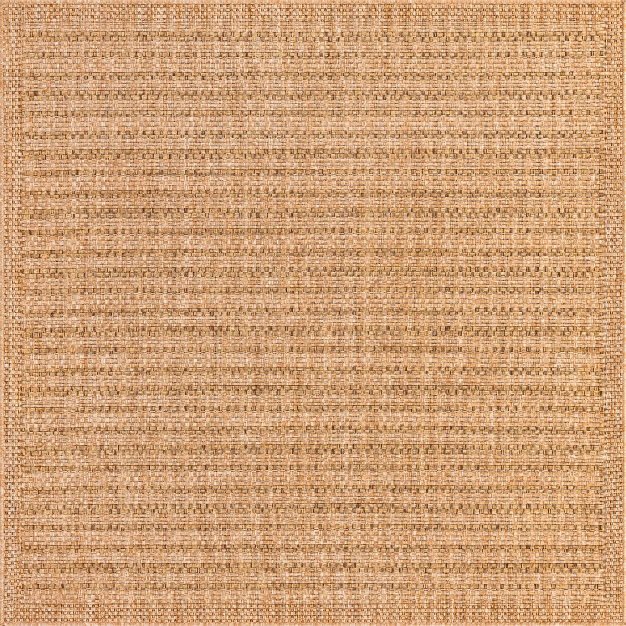  6' x 6'  Washable Border Indoor / Outdoor Square Rug