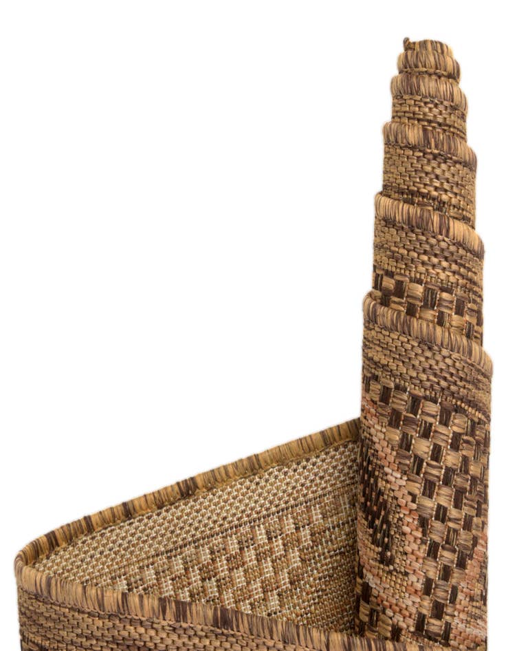 Detail image of  6' x 6'  Washable Lattice Indoor / Outdoor Square Rug