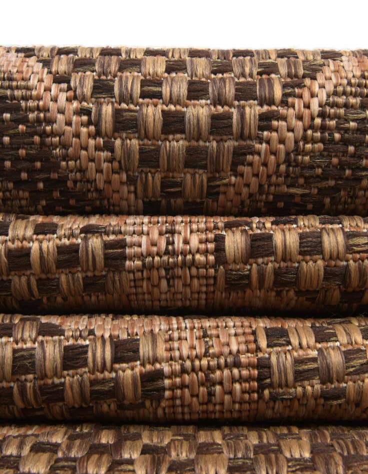 Detail image of  6' x 6'  Washable Lattice Indoor / Outdoor Square Rug