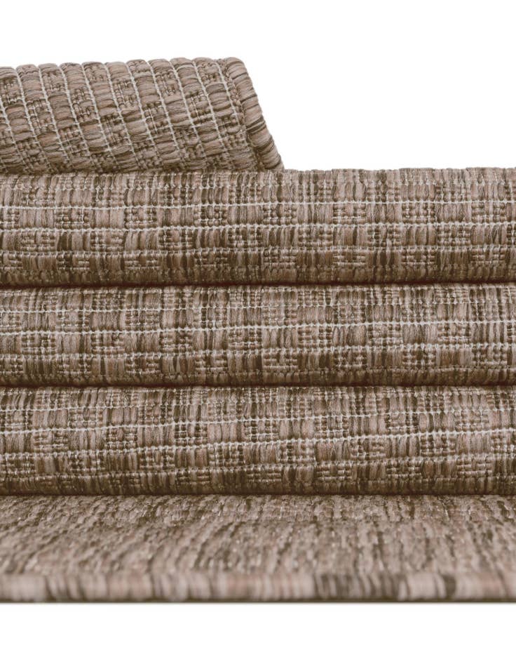 Detail image of  13' x 13'  Washable Solid Indoor / Outdoor Square Rug