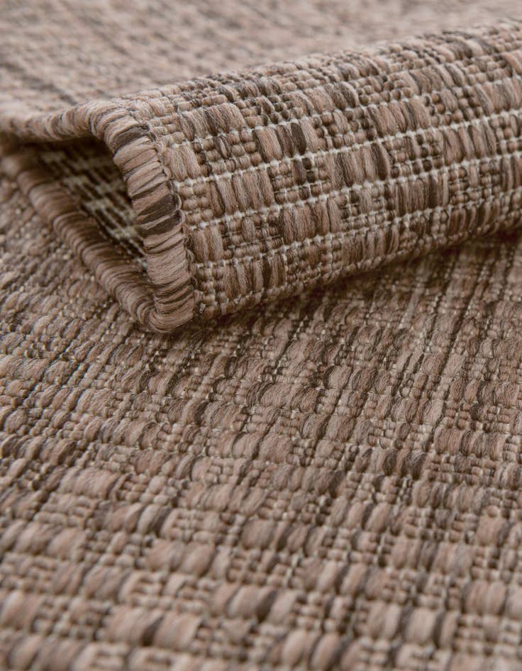 Detail image of  10' 8 x 10' 8  Washable Solid Indoor / Outdoor Square Rug