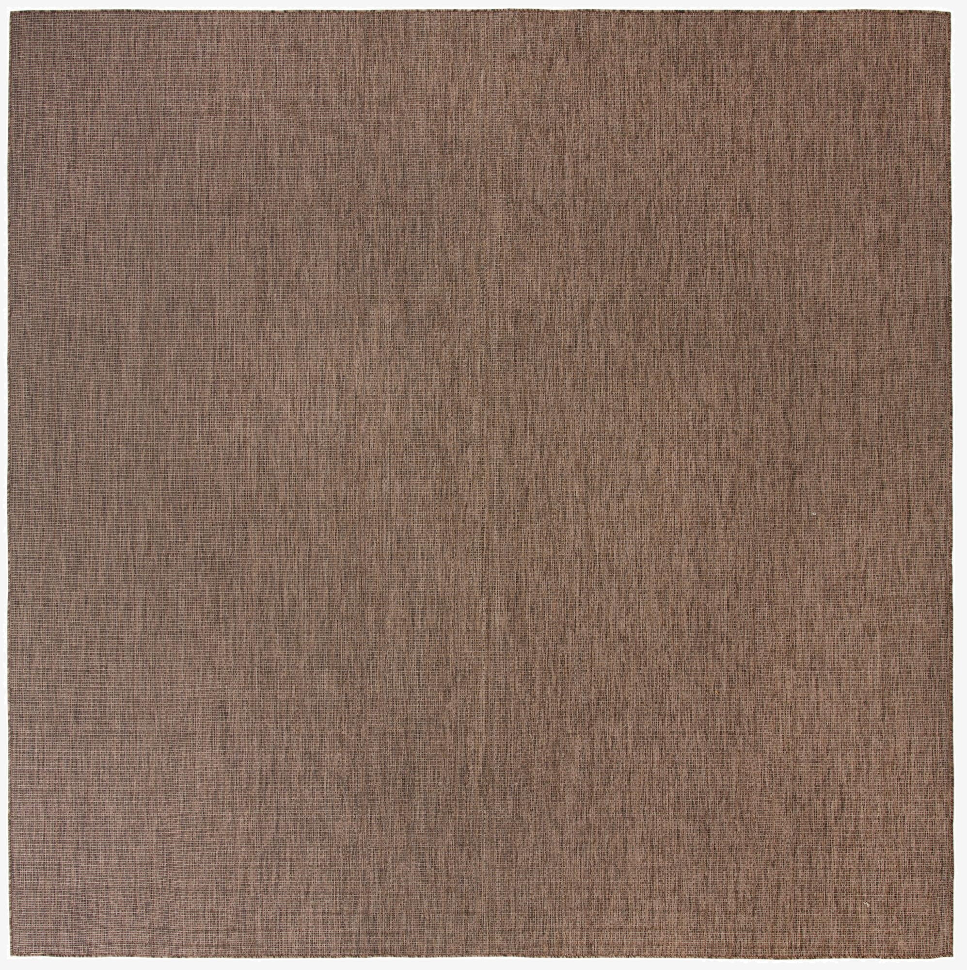  13' x 13'  Washable Solid Indoor / Outdoor Square Rug