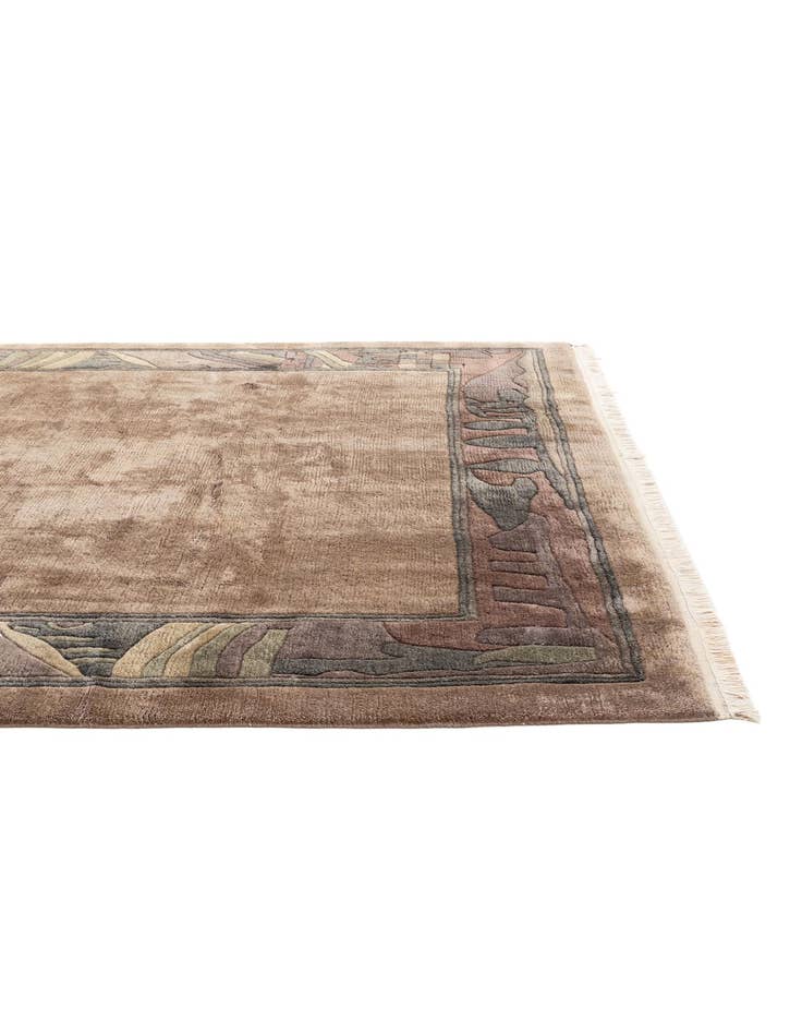 Detail image of  6' 5 x 6' 5  Hand Knotted Tibet Wool Square Rug