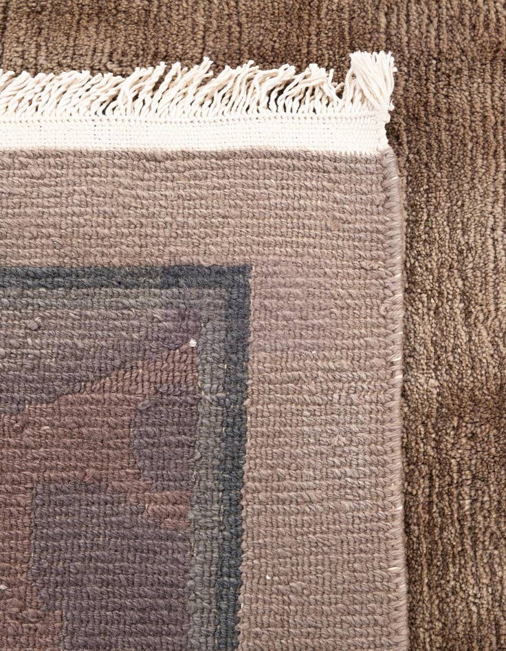 Detail image of  6' 5 x 6' 5  Hand Knotted Tibet Wool Square Rug