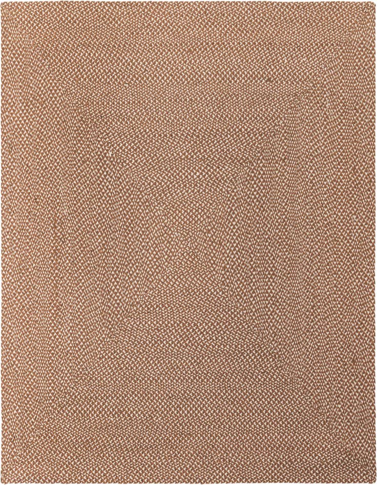 Detail image of  7' 10 x 7' 10  Hand Tweed Braided Jute Square Rug