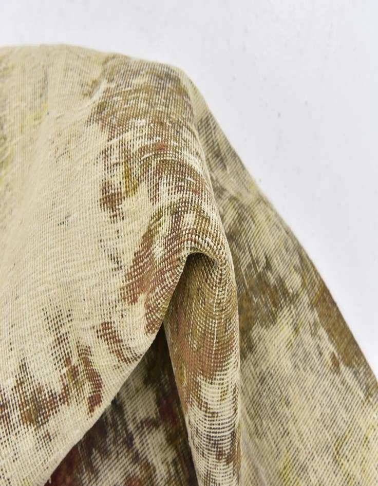 Detail image of  4' 7 x 4' 10  Hand Knotted Ultra Vintage Persian Wool Square Rug