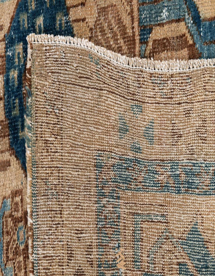 Detail image of  5' 2 x 6' 7  Hand Knotted Ultra Vintage Persian Wool Square Rug