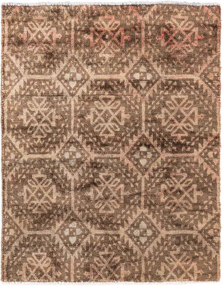  3' 6 x 3' 10  Hand Knotted Ultra Vintage Persian W...