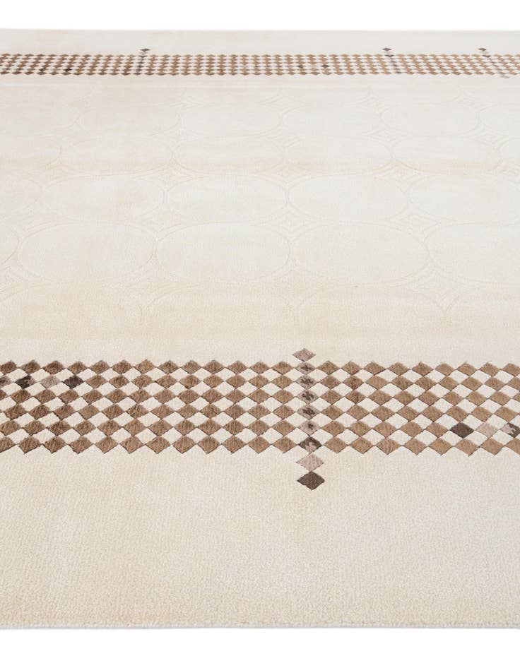 Detail image of  7' 10 x 9' 10  Hand Knotted Darya Wool Rug