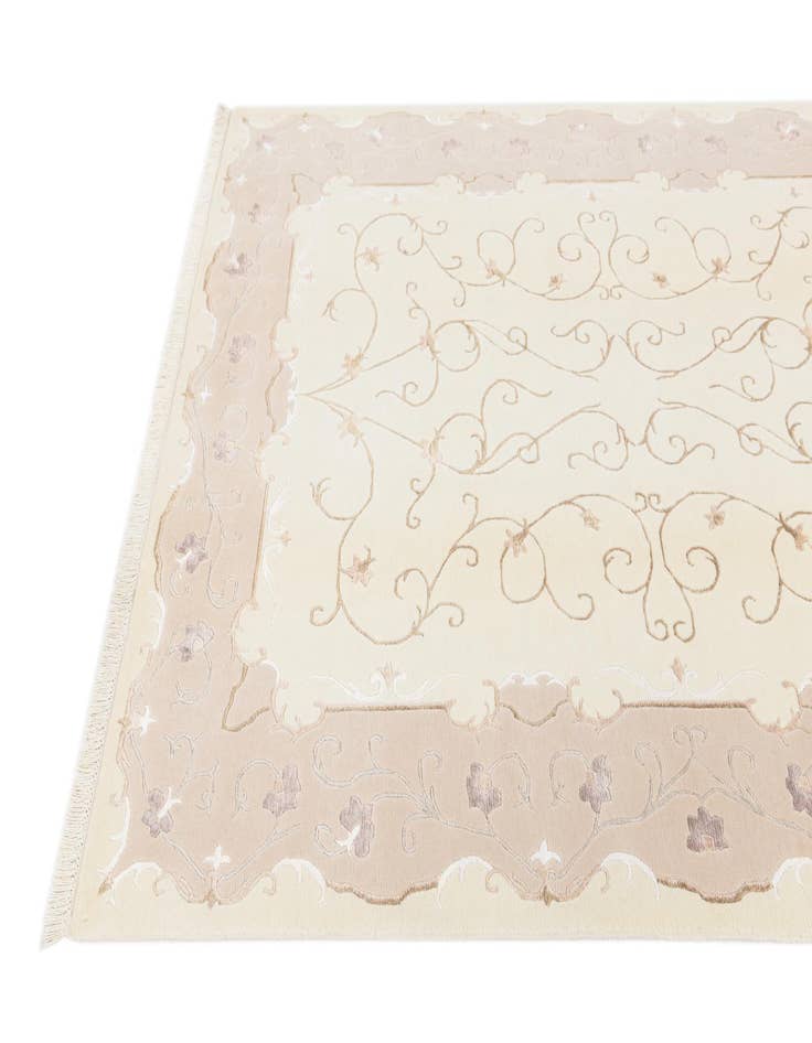 Detail image of  5' 7 x 7' 10  Hand Knotted Darya Wool Rug