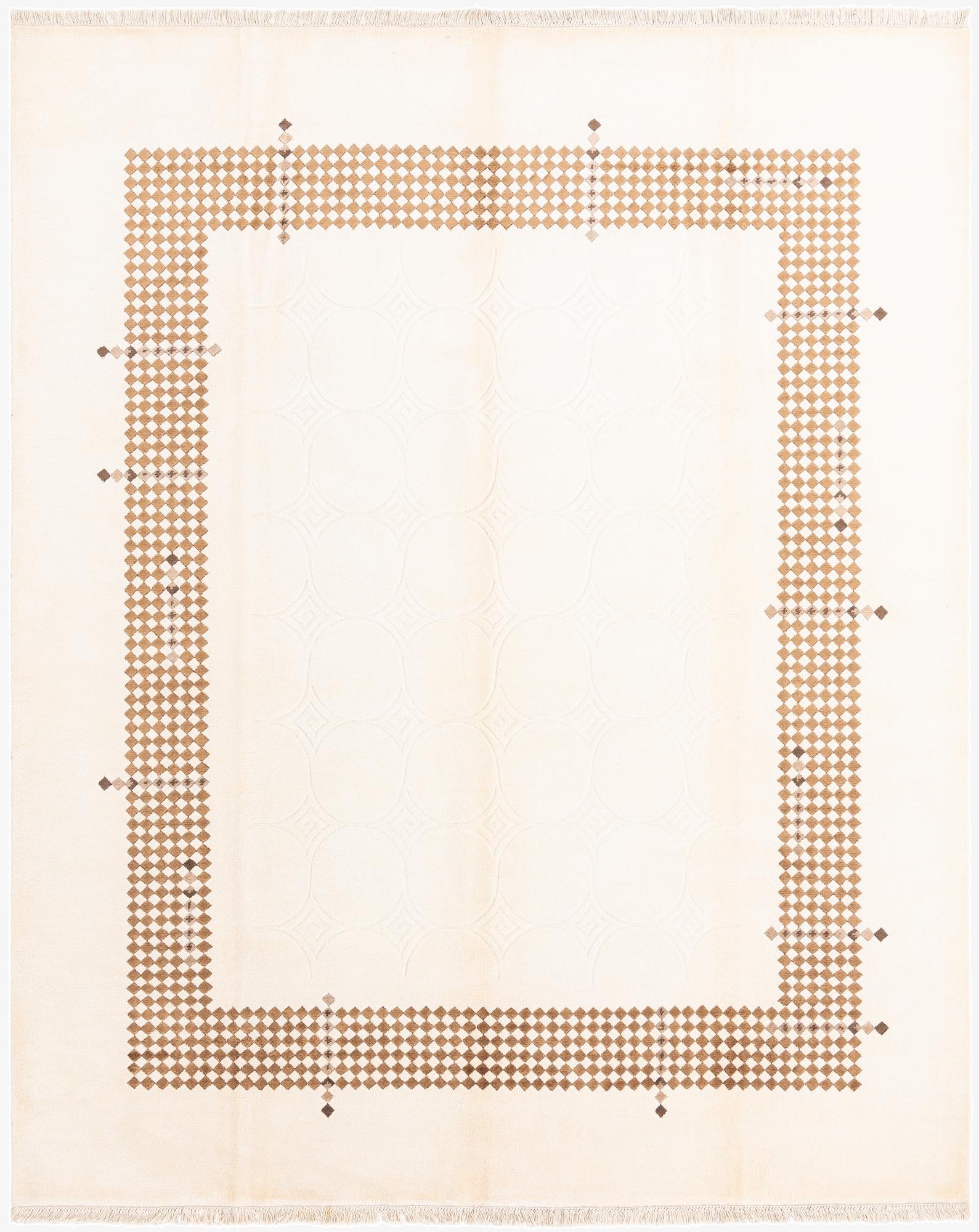  7' 10 x 9' 10  Hand Knotted Darya Wool Rug