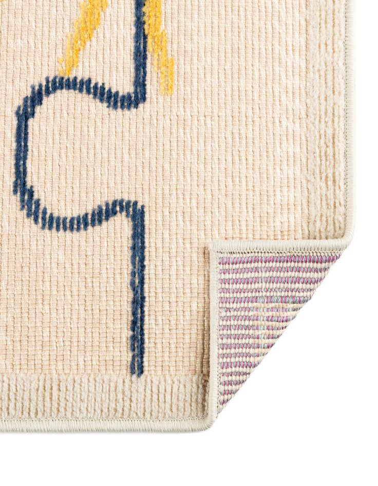 Detail image of  5' 3 x 7' 7  Washable  Indoor / Outdoor Rug