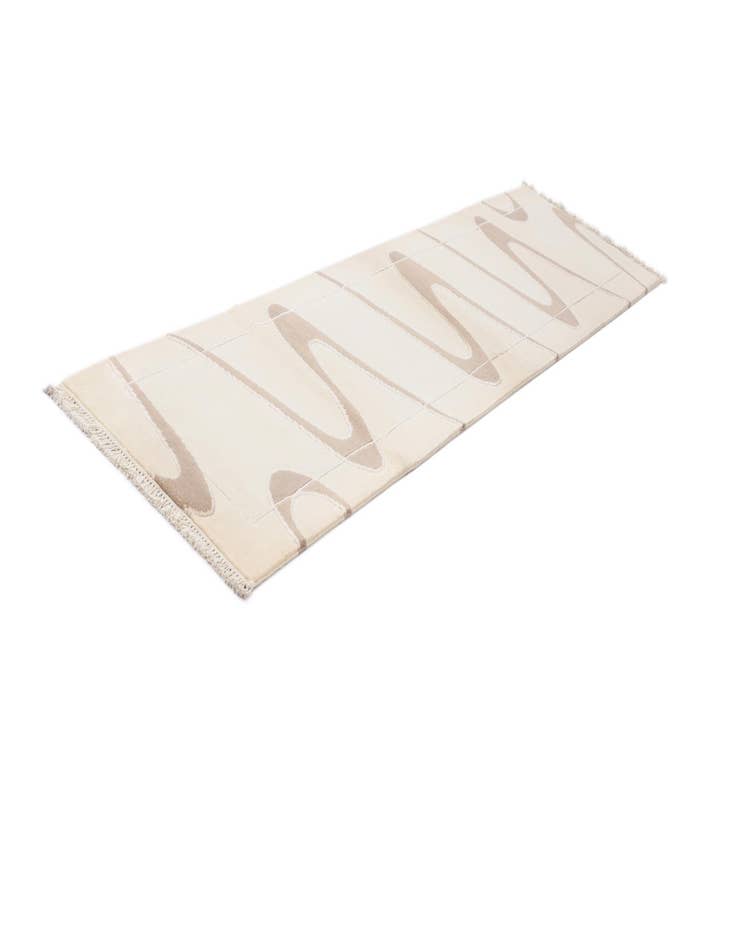 Detail image of  2' 7 x 9' 10  Hand Knotted Darya Wool Runner Rug