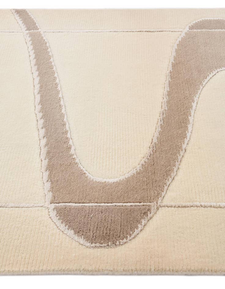 Detail image of  2' 7 x 9' 10  Hand Knotted Darya Wool Runner Rug