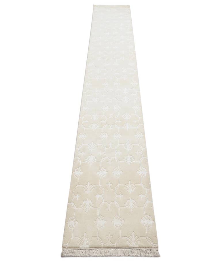 Detail image of  2' 7 x 13' 3  Hand Knotted Darya Wool Runner Rug