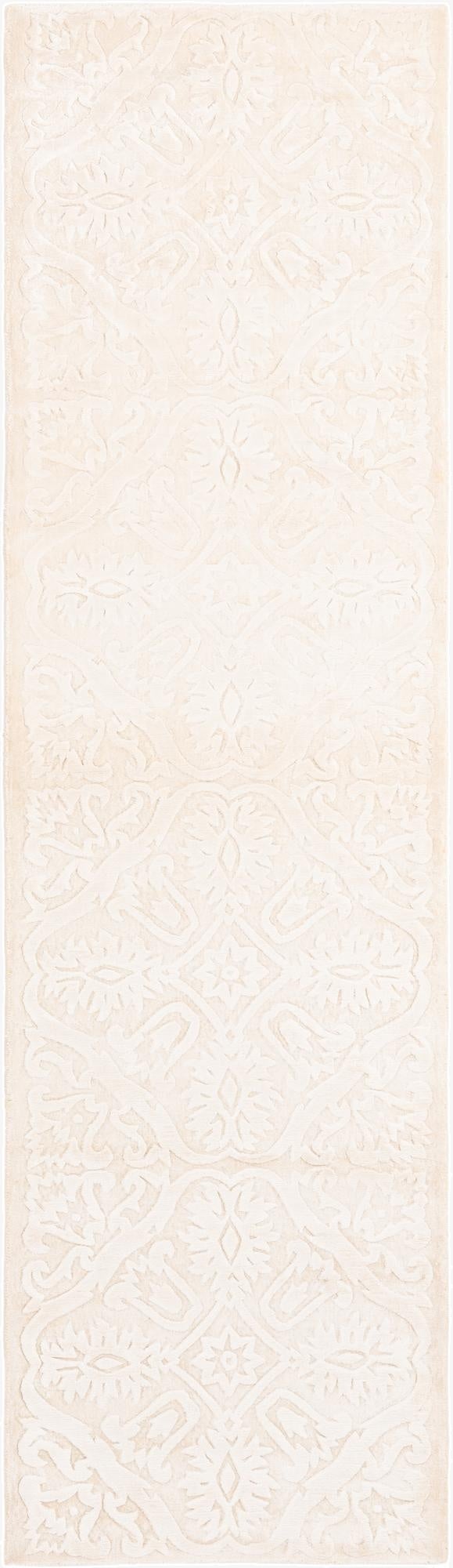  2' 8 x 9' 9  Hand Knotted Darya Wool Runner Rug