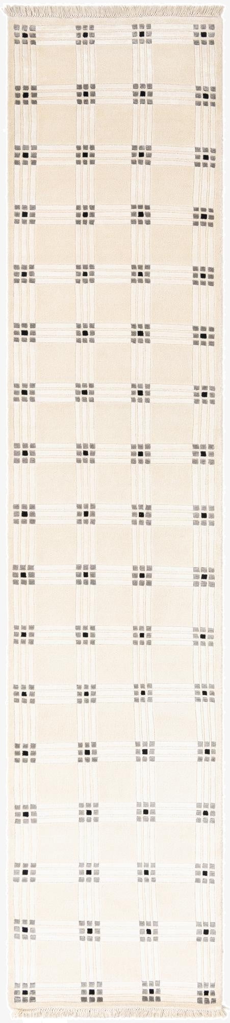  2' 7 x 12' 11  Hand Knotted Darya Wool Runner Rug