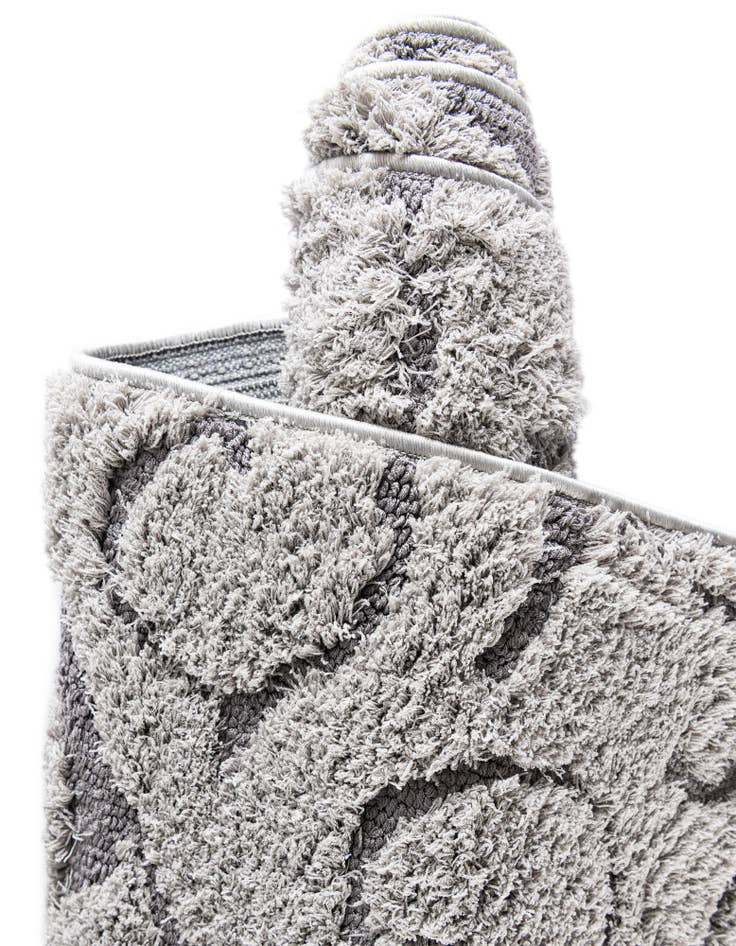 Detail image of  5' x 8' Botanical Shag Rug