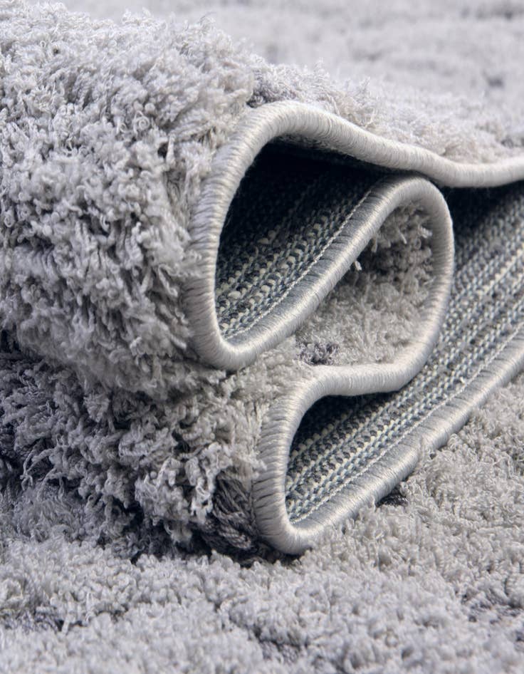 Detail image of  2' 7 x 10' Botanical Shag Runner Rug