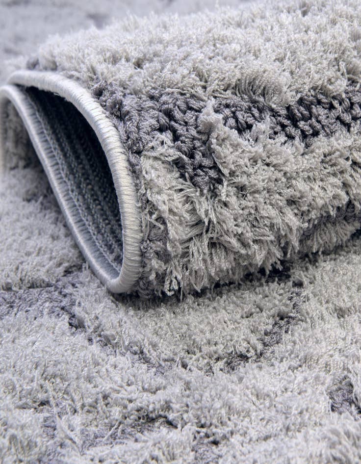 Detail image of  2' 7 x 10' Botanical Shag Runner Rug