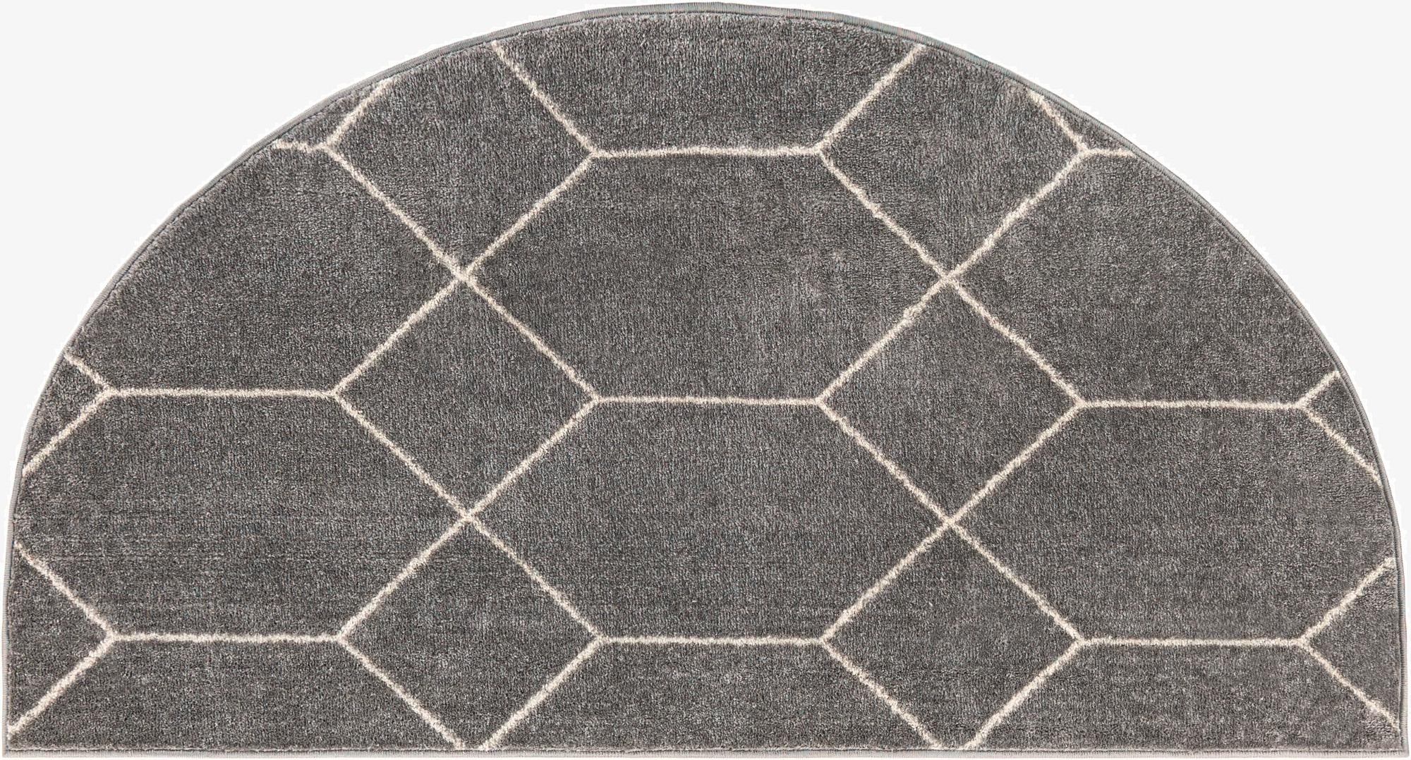  3' x 6' Lattice Frieze Hearth Rug