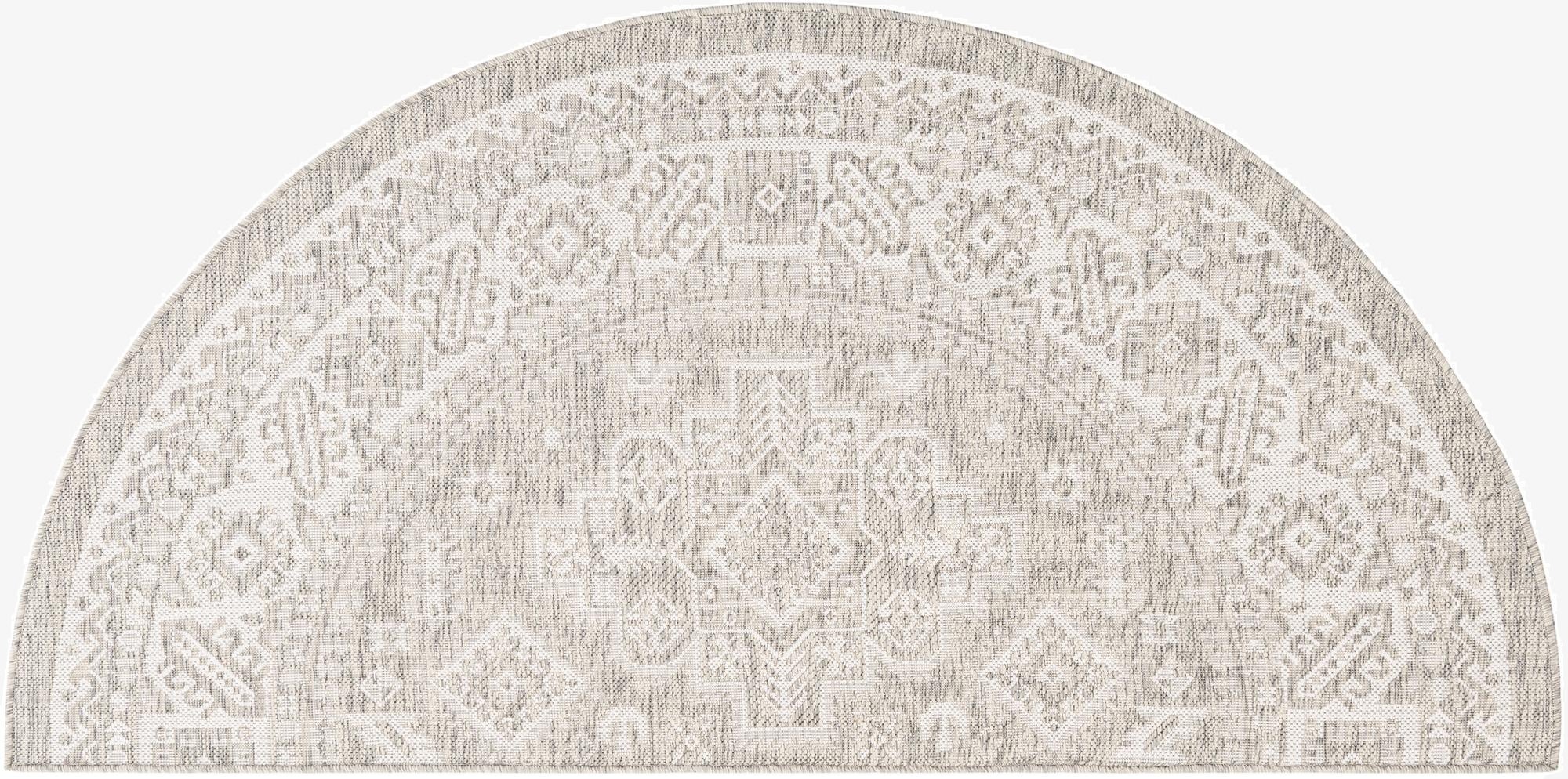  3' x 6'  Washable Aztec Indoor / Outdoor Hearth Rug