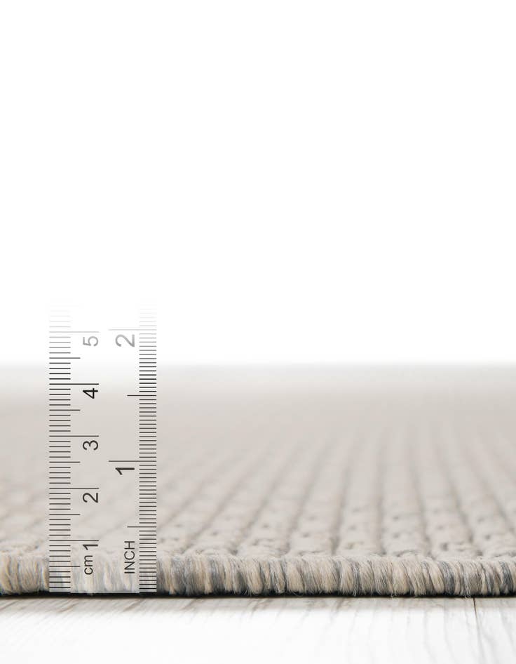 Detail image of  5' 3 x 5' 3  Washable Solid Indoor / Outdoor Octagon Rug