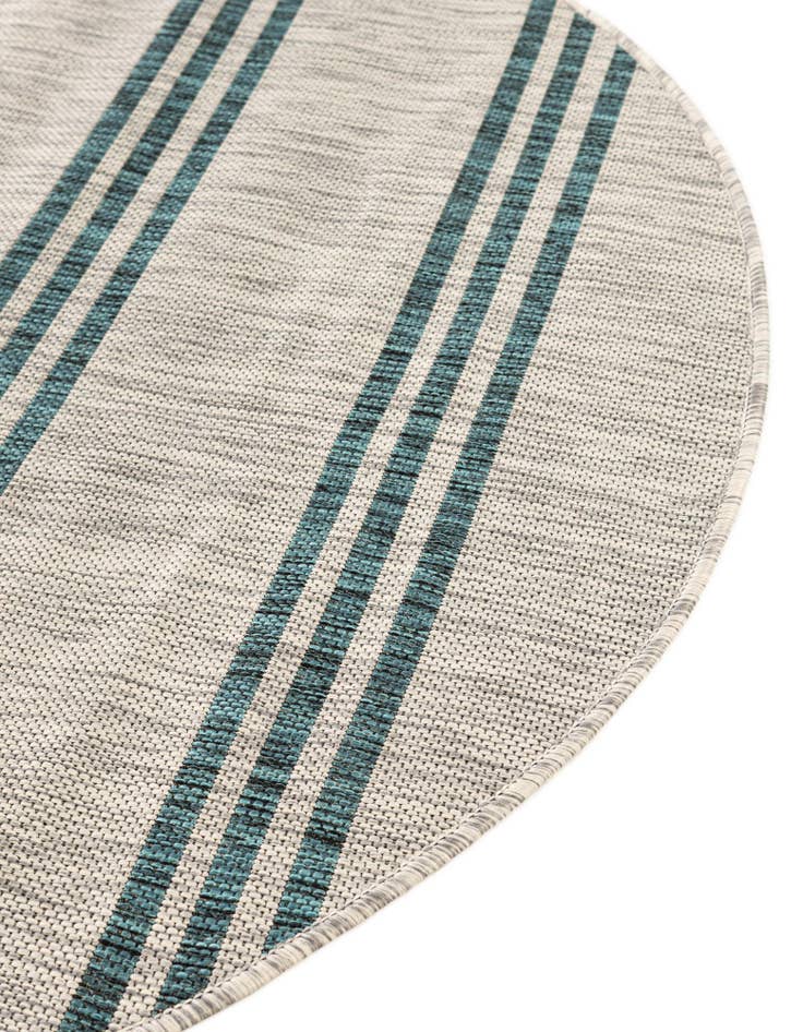 Detail image of  7' 10 x 10'  Washable Jill Zarin Anguilla Indoor / Outdoor Oval Rug