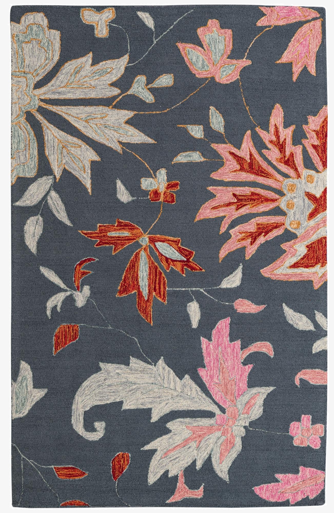  5' 1 x 8' Agra Wool Rug