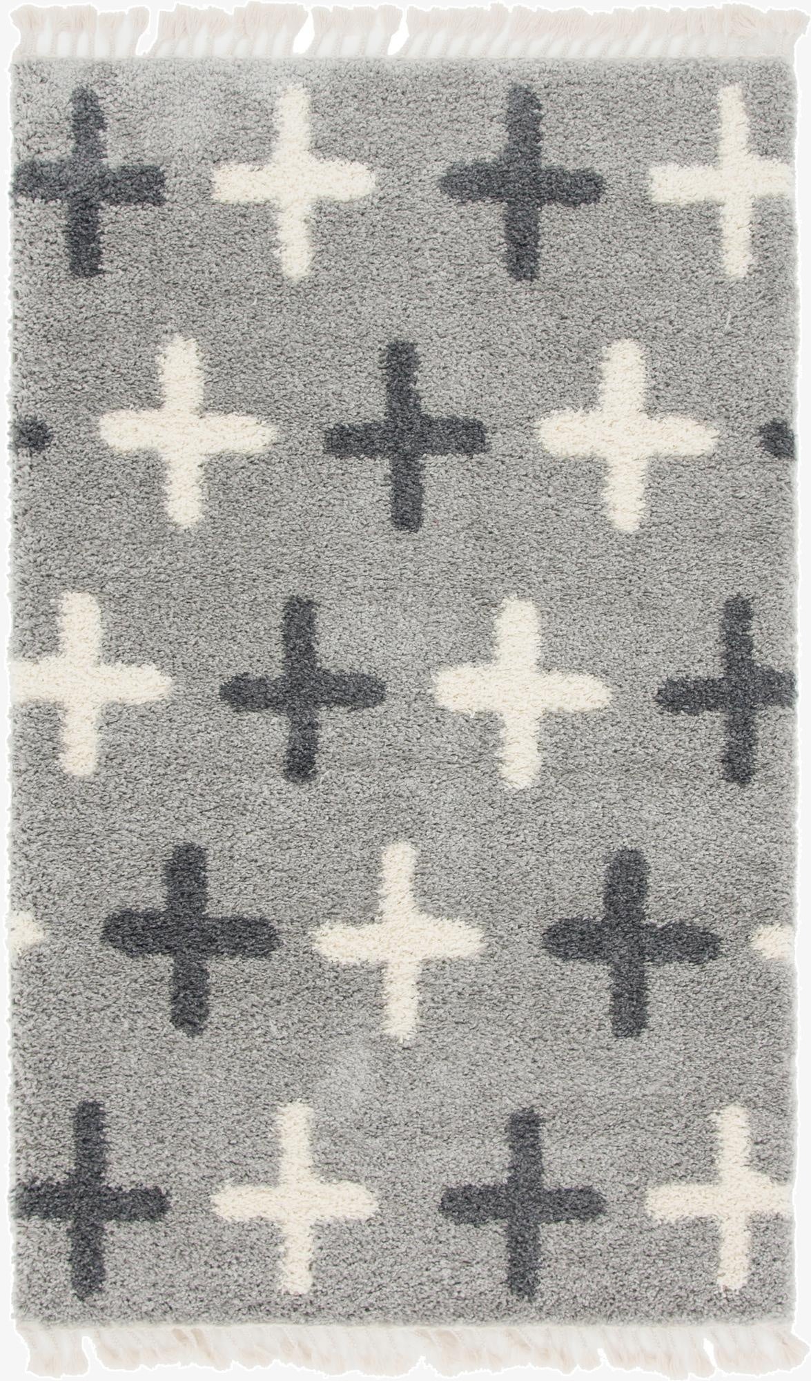  5' x 8' Athena Shag Rug