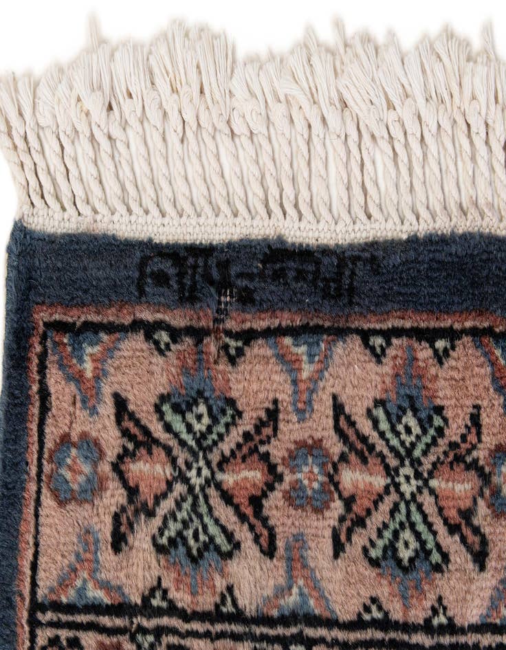 Detail image of  3' 1 x 5'  Hand Knotted Bokhara Wool Rug