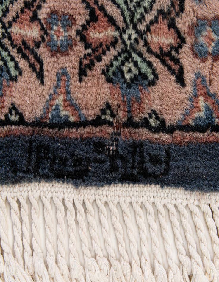 Detail image of  3' 1 x 5'  Hand Knotted Bokhara Wool Rug