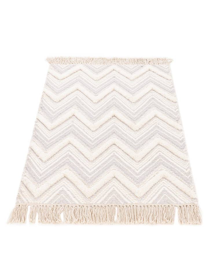 Detail image of  2' x 3'  Hand Braided Jute Rug