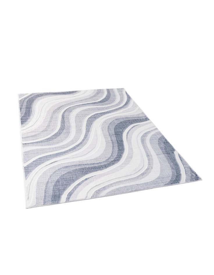 Detail image of  5' 1 x 6' 11 Carved Solid Rabbit Rug