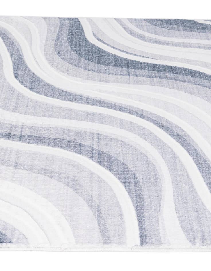 Detail image of  5' 1 x 6' 11 Carved Solid Rabbit Rug