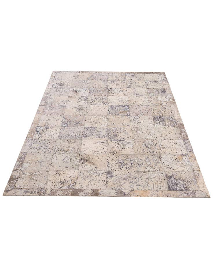 Detail image of  5' 4 x 8' 2 Cowhide - Patchwork Rug